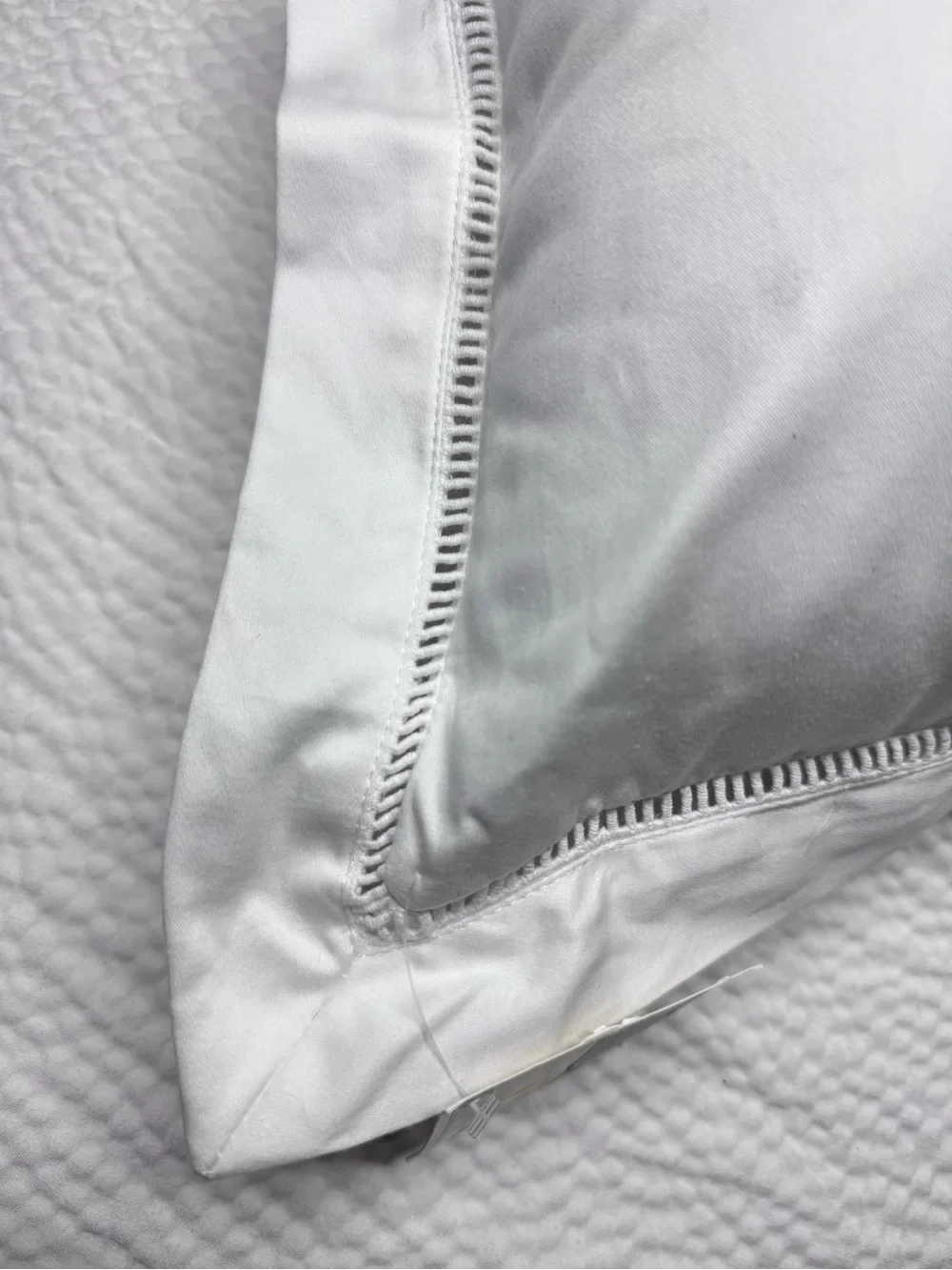 Southern Living White Sateen 20x20 Decorative Pillow NWT